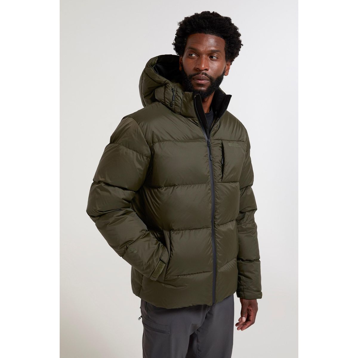 Herren Winter Daunenjacke mit Polsterung