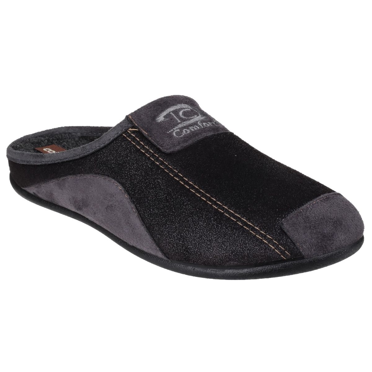 Cotswold Mens Westwell Slip On Mule Pantoffeln (Schwarz)
