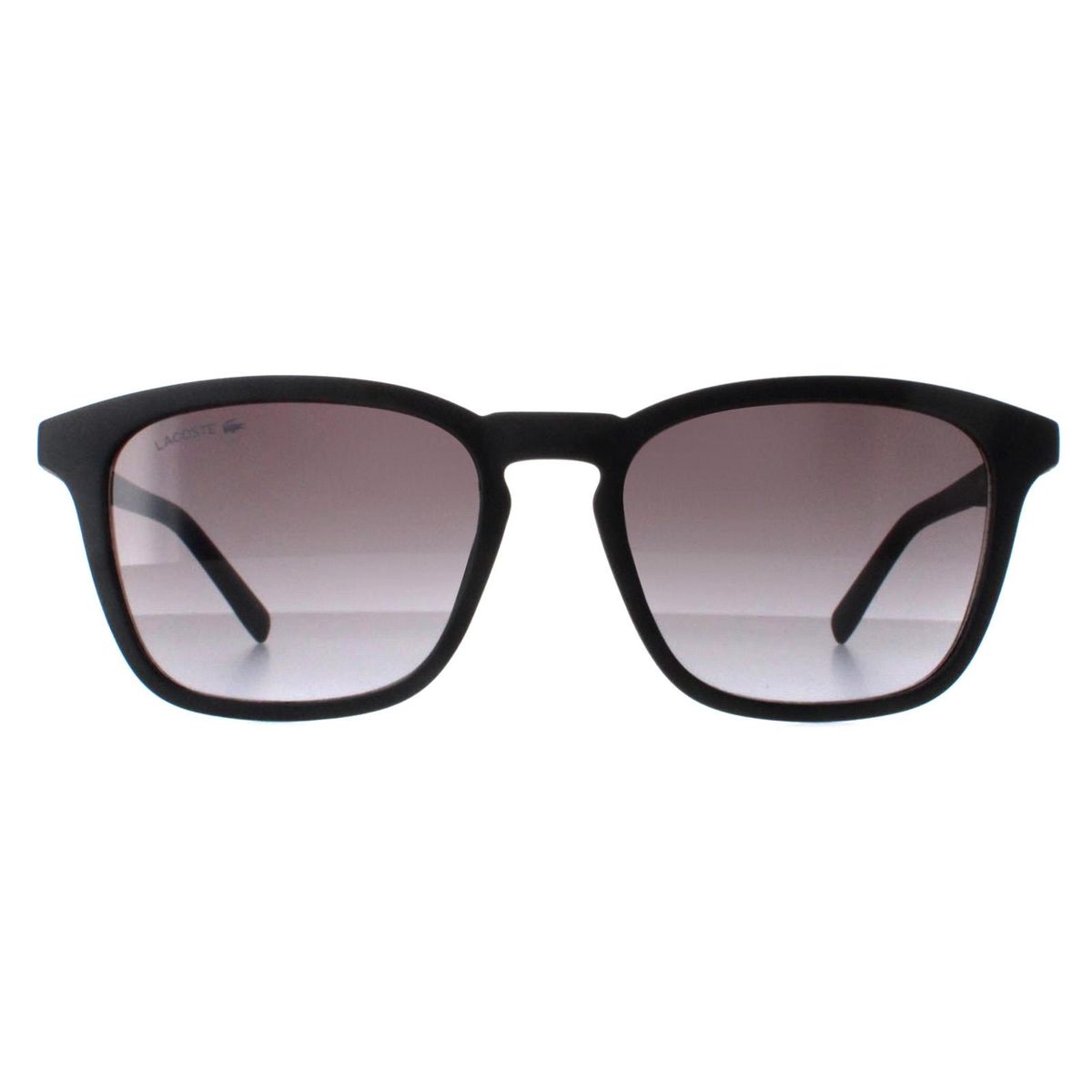 Matte schwarze Sonnenbrille mit quadratischem Rahmen