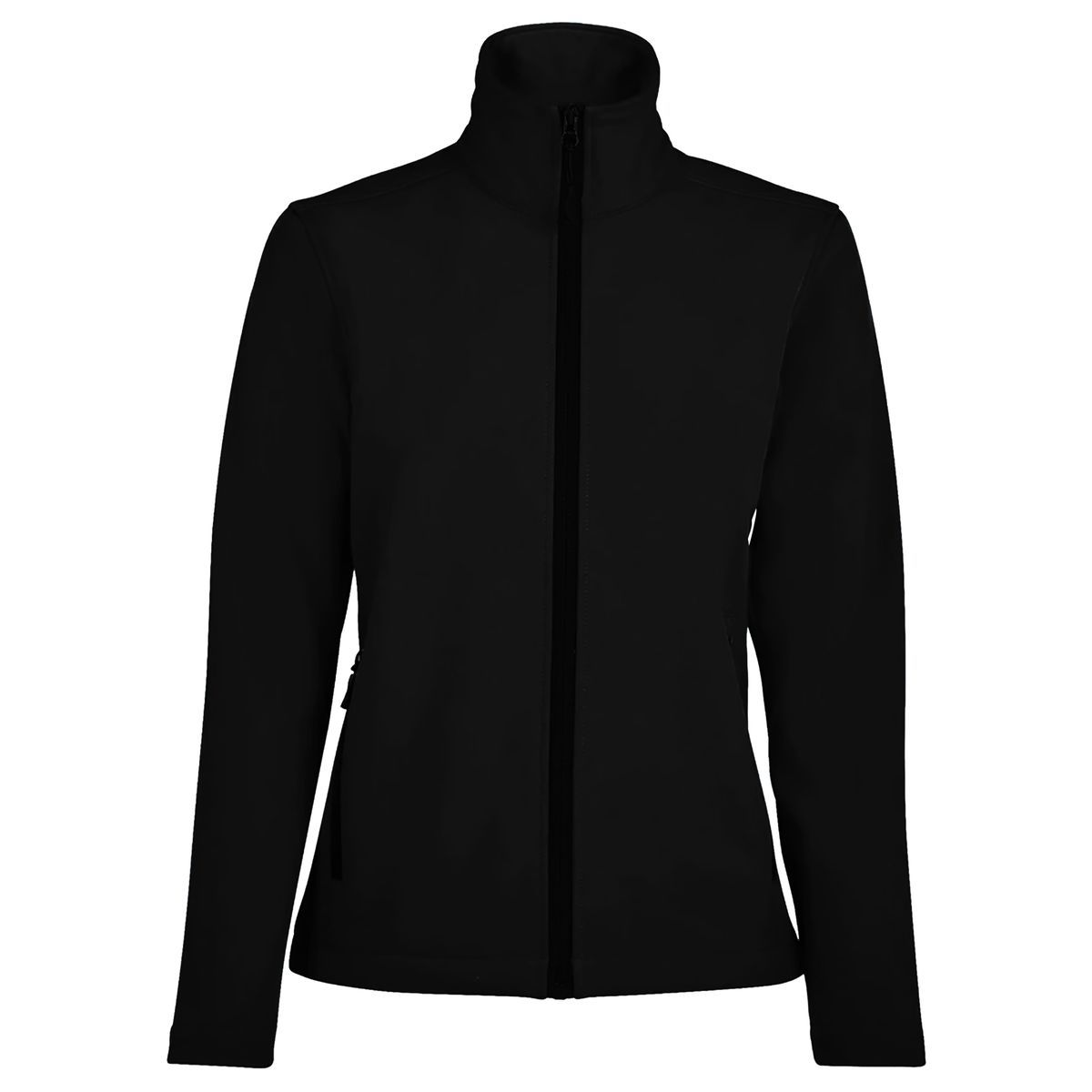 Wasserabweisende Softshelljacke mit Reißverschluss