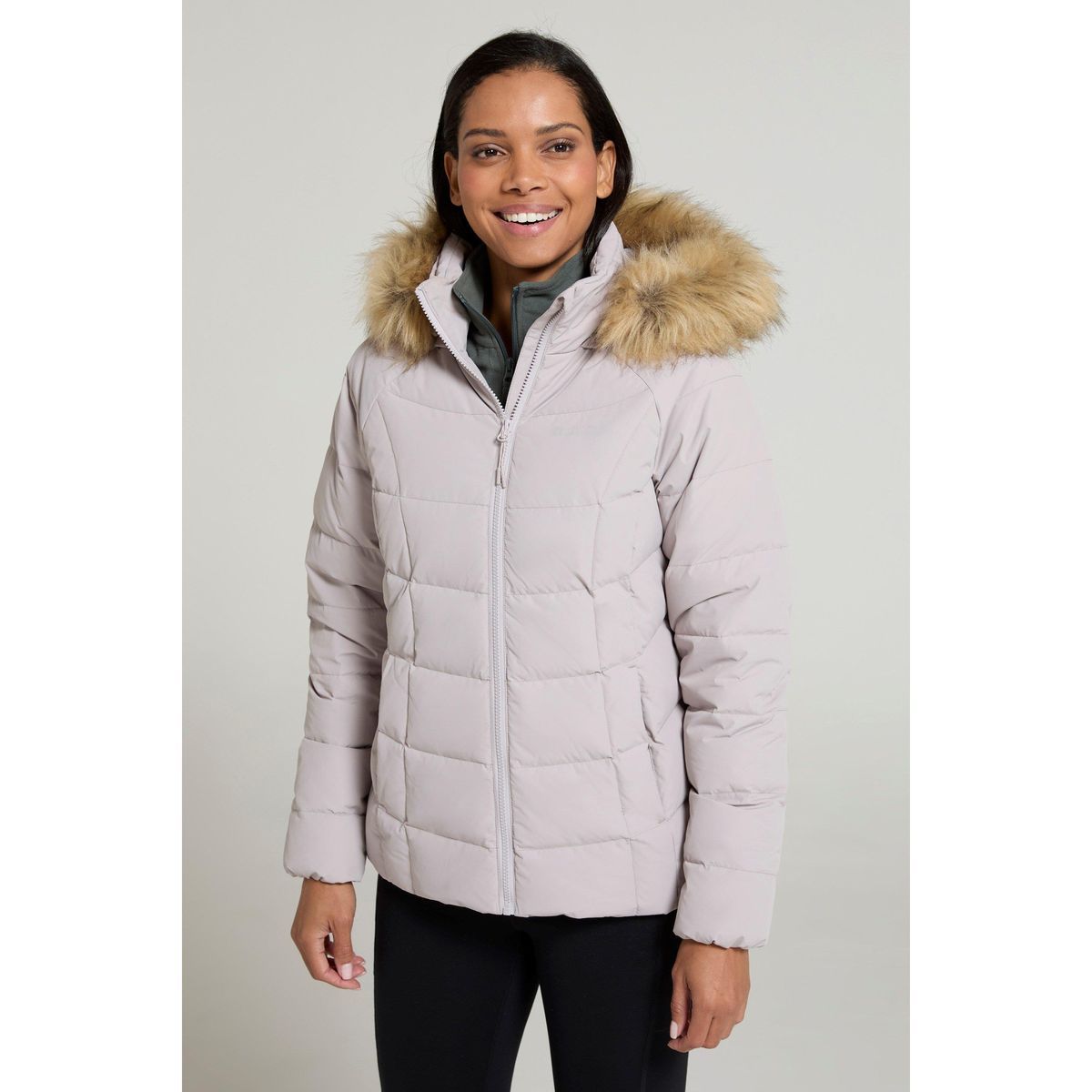 Mountain Warehouse - "Isla Extreme" Daunenjacke für Damen (Hellbeige)