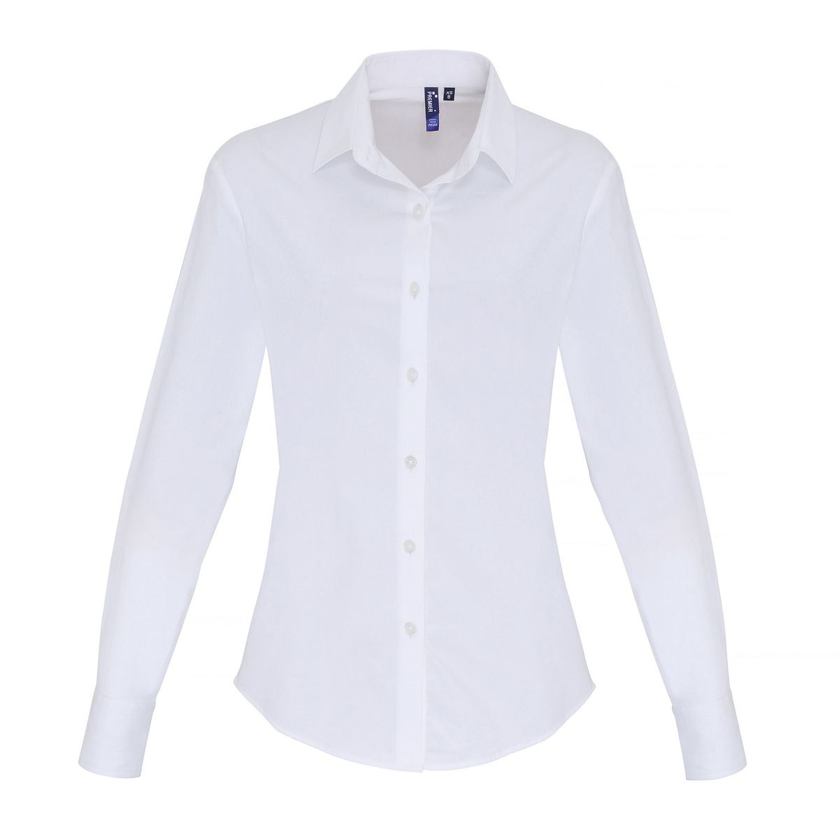 Premier - Bluse für Damen Langärmlig (Weiß)