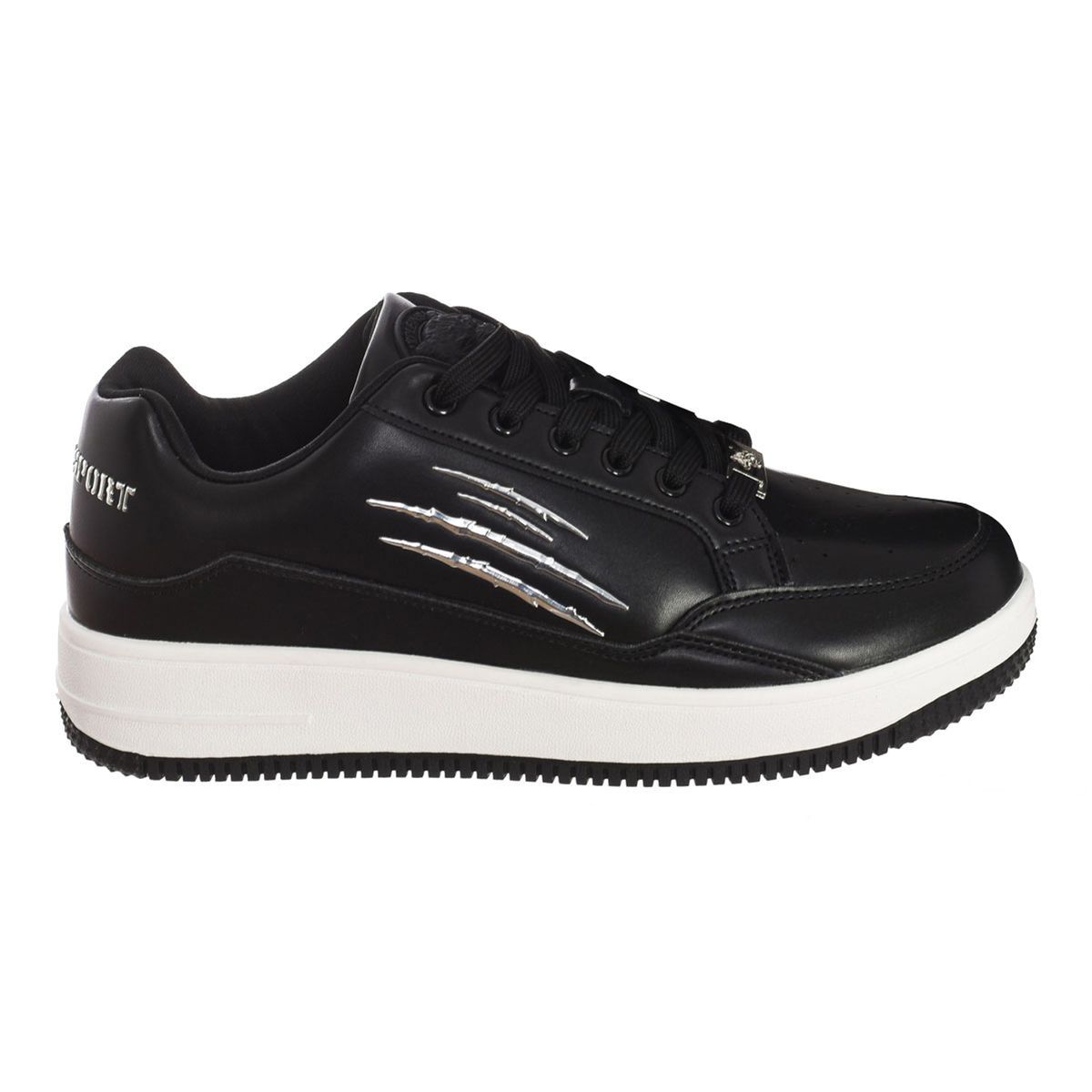 Schwarzer Low-Top Mode Sneaker