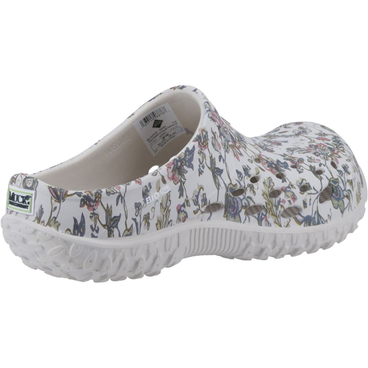 Leichte Gartenclogs mit Blumenmuster