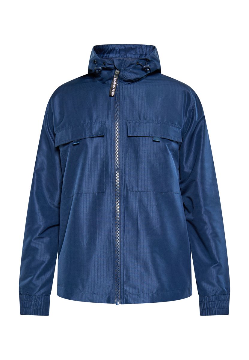Herren Anorak Jacke mit Kapuze und Reißverschluss