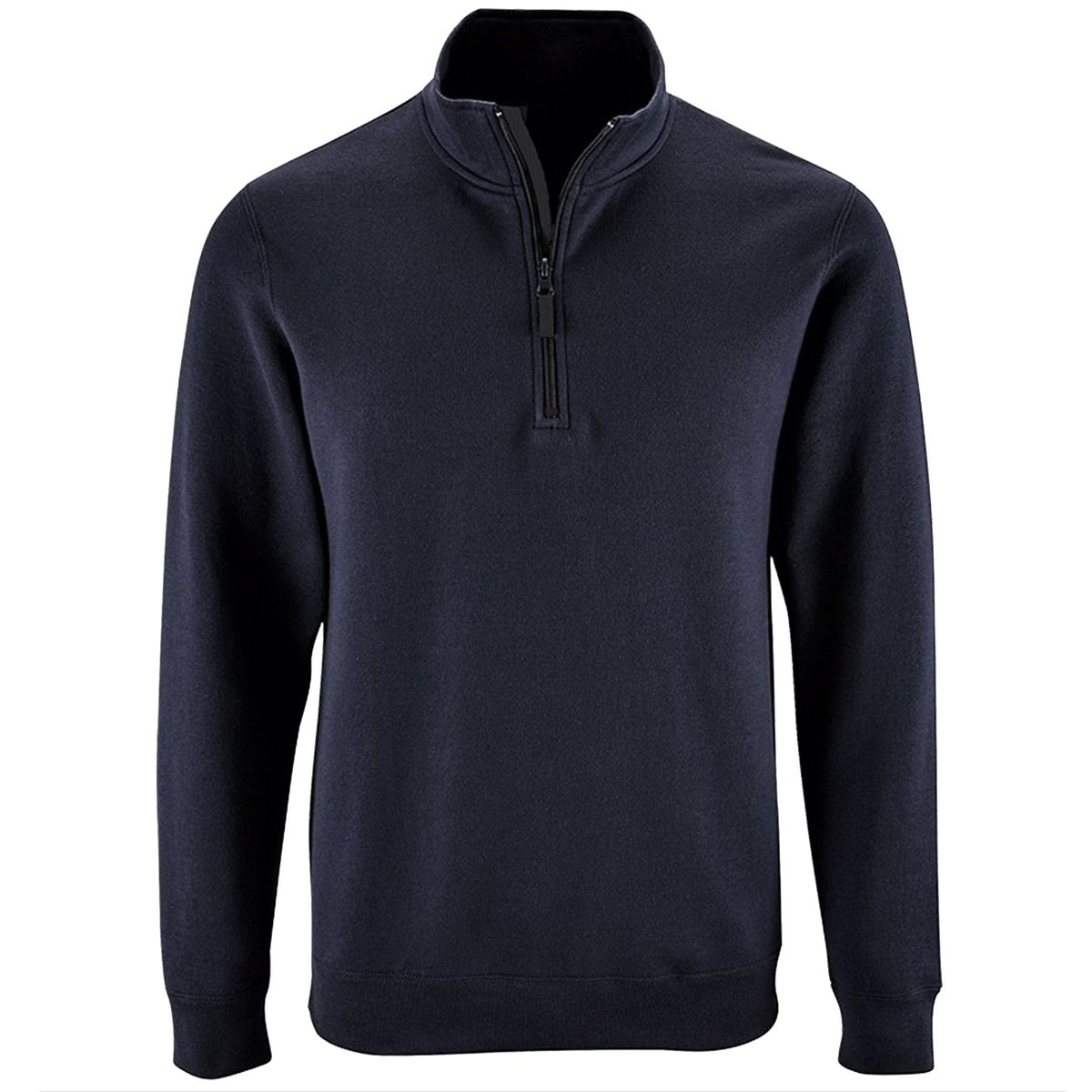 Herren Marineblaues Viertel-Zip Sweatshirt