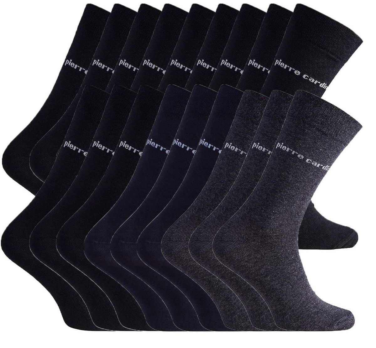 Herren Business Socken Set Einfarbig