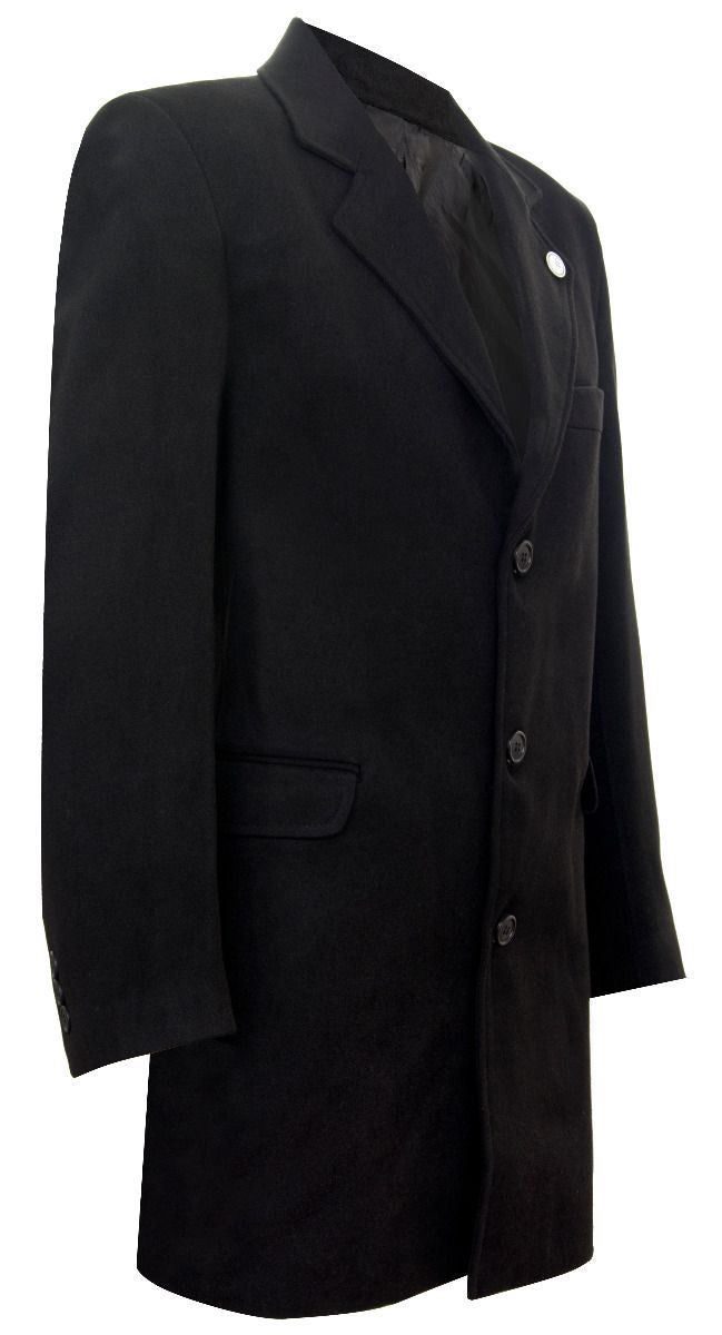 Slim-Fit Wollmischung-Mantel