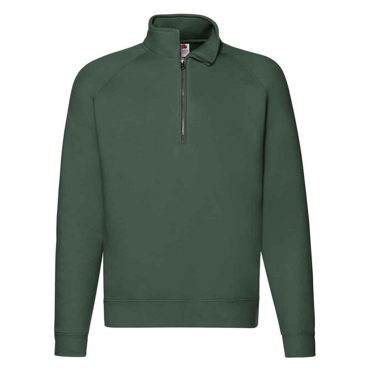 Herren Halb-Reißverschluss Raglanärmel Sweatshirt