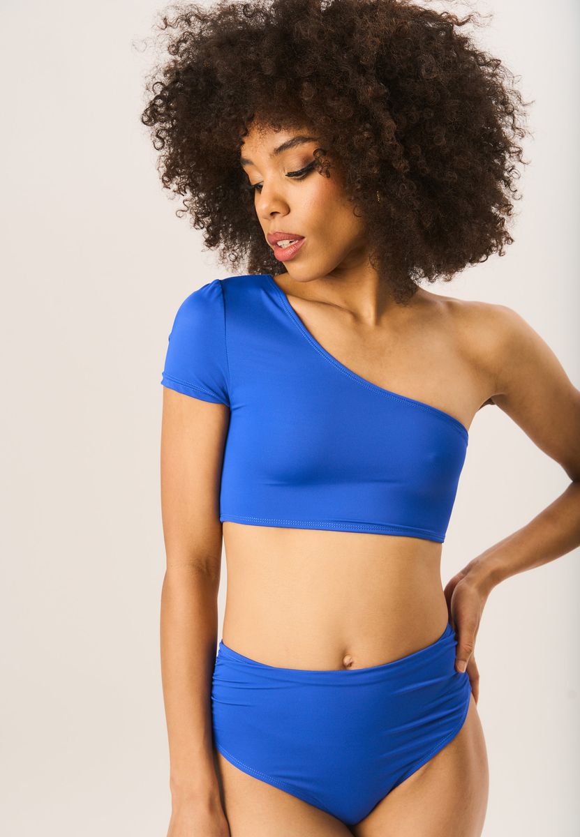 Klassisches High-Waist Bikini-Unterteil