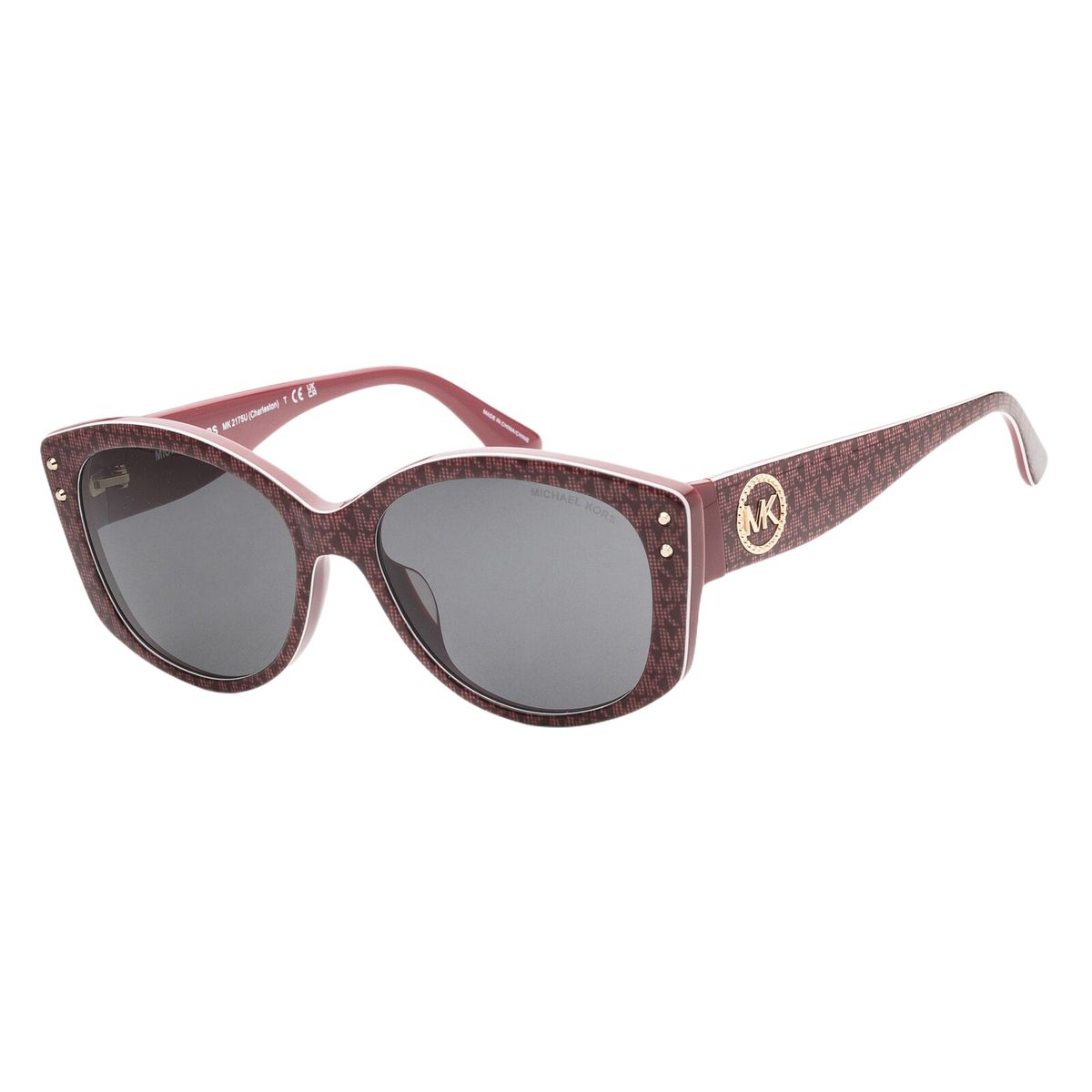 Elegante gemusterte Cat-Eye Sonnenbrille