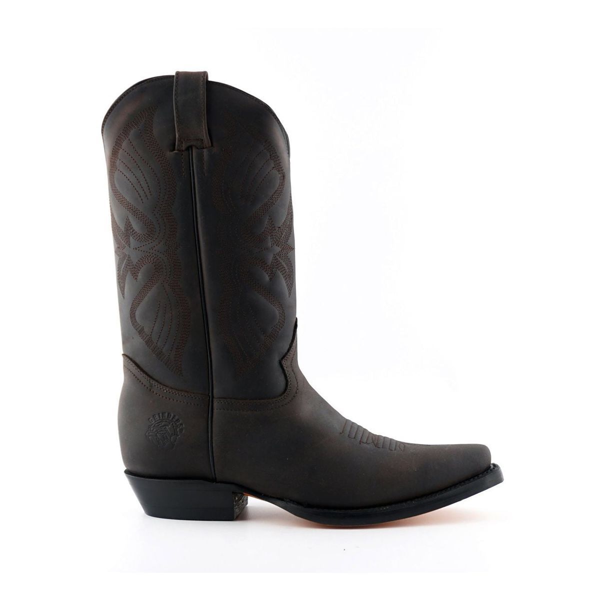 Braune Western Cowboy Lederstiefel