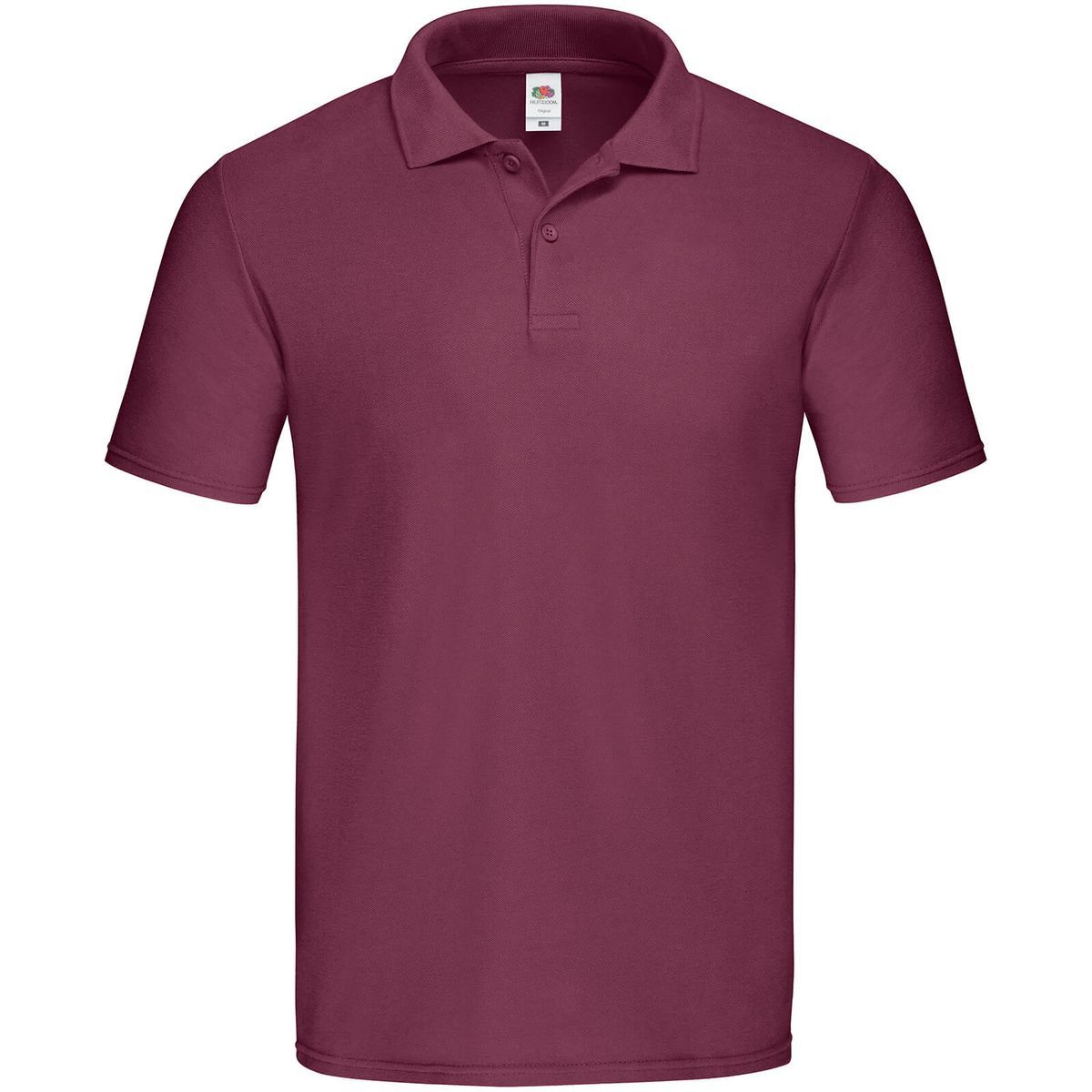 Fruit Of The Loom Herren Original Polo Shirt (Burgund)