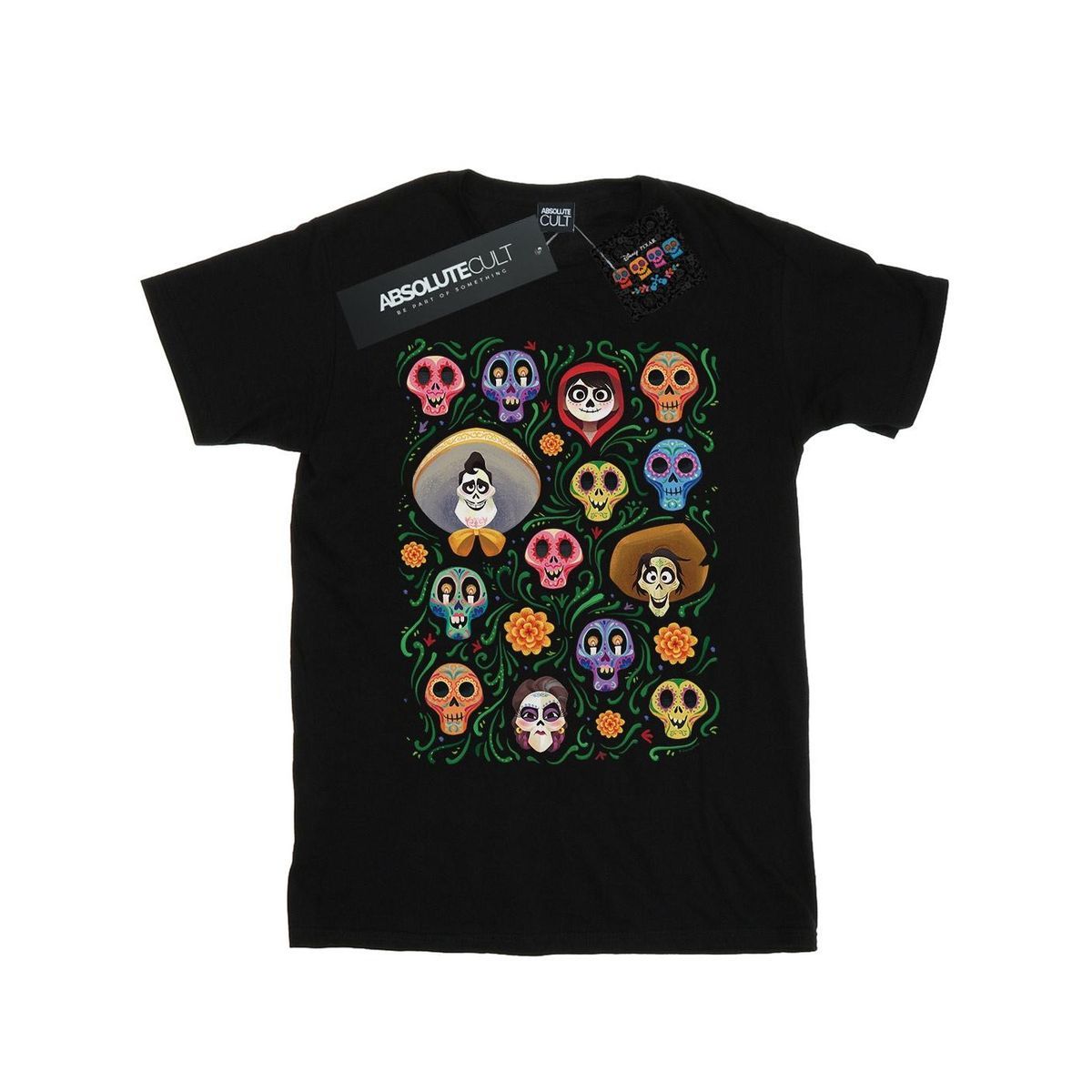 Disney Coco Schädel Muster T-Shirt
