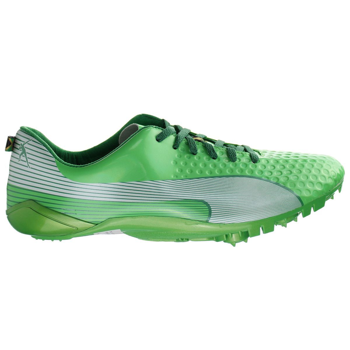 Grüne Laufschuh-Spikes Unisex