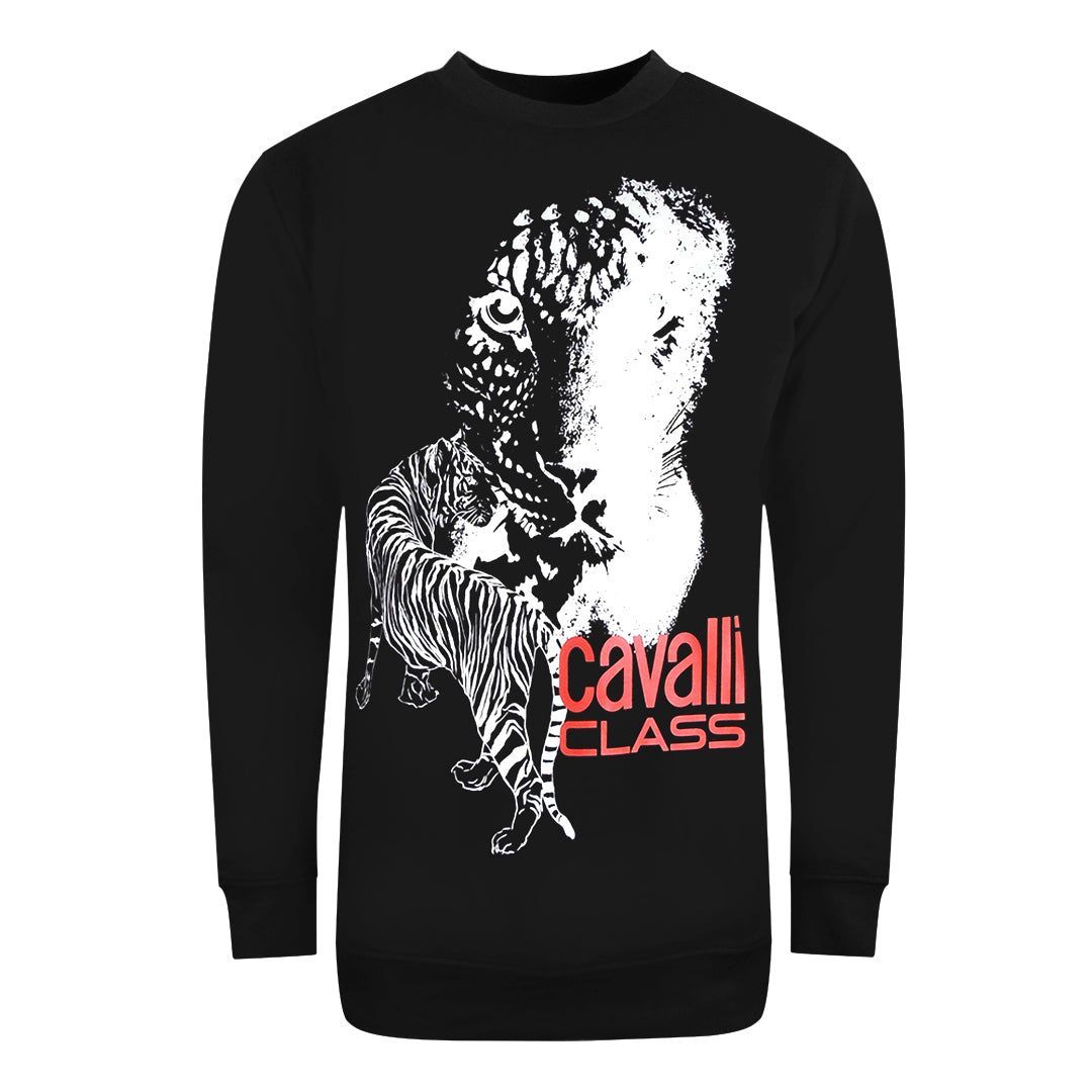 Sweatshirt mit Rundhalsausschnitt und Grafikprint
