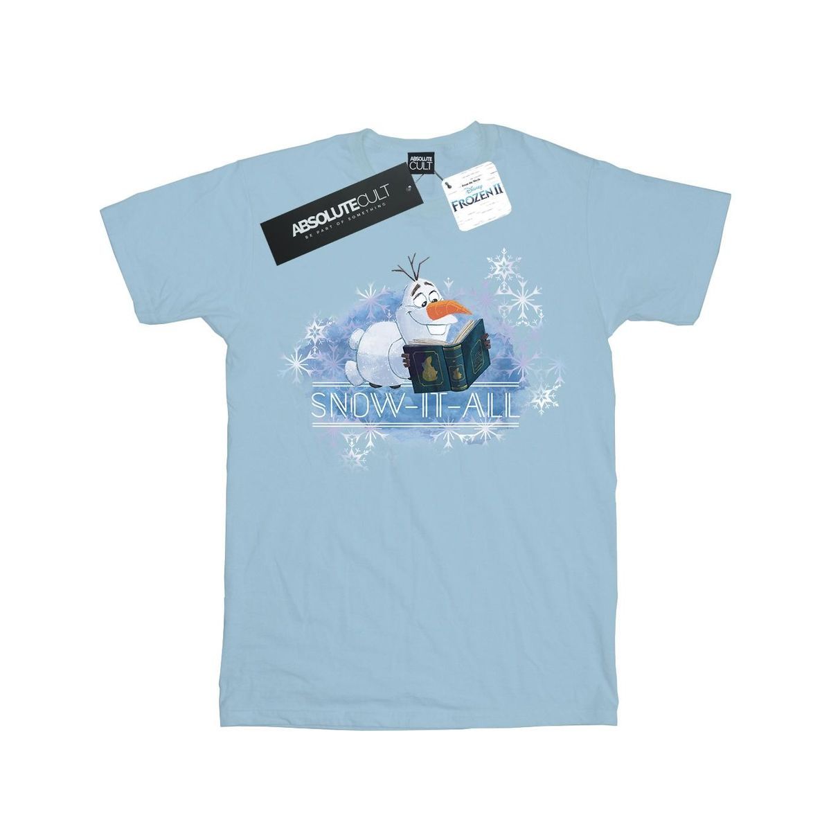 Disney - "Frozen 2 Olaf Snow It All" T-Shirt für Herren (Himmelblau)