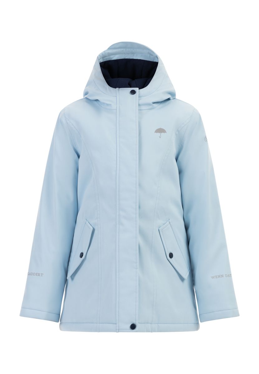 Schmuddelwedda Winterjacke Mädels eisblau