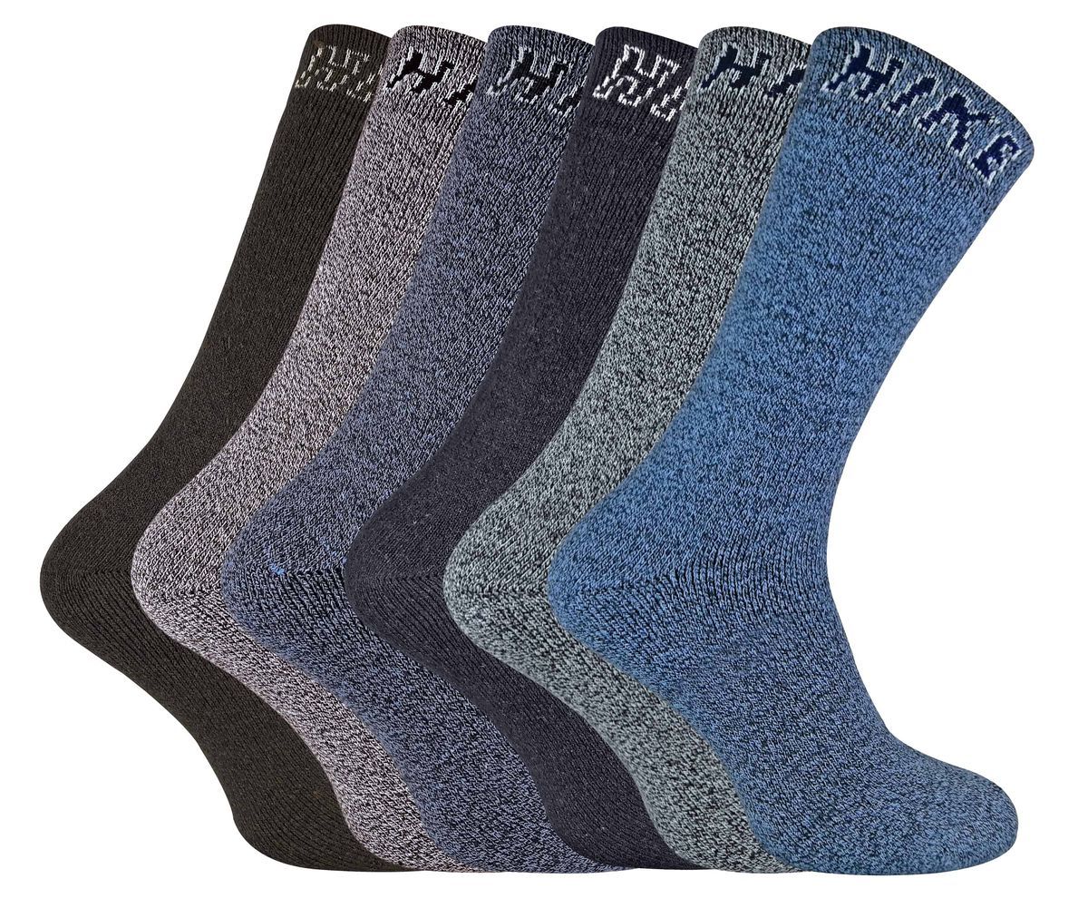 Sock Snob - 6 Paar HIKE Herren Sommer atmungsaktiv Baumwolle Wandern Socken