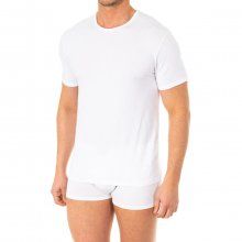 Klassisches Kurzarm-T-Shirt mit Rundhalsausschnitt