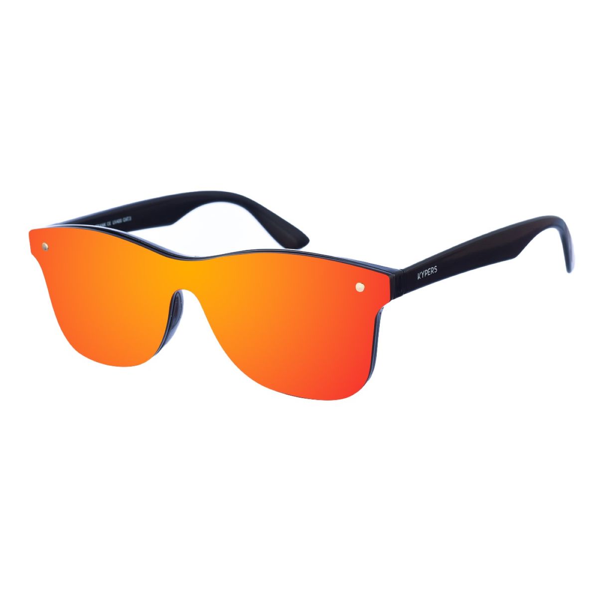 Elegante verspiegelte Shield-Sonnenbrille