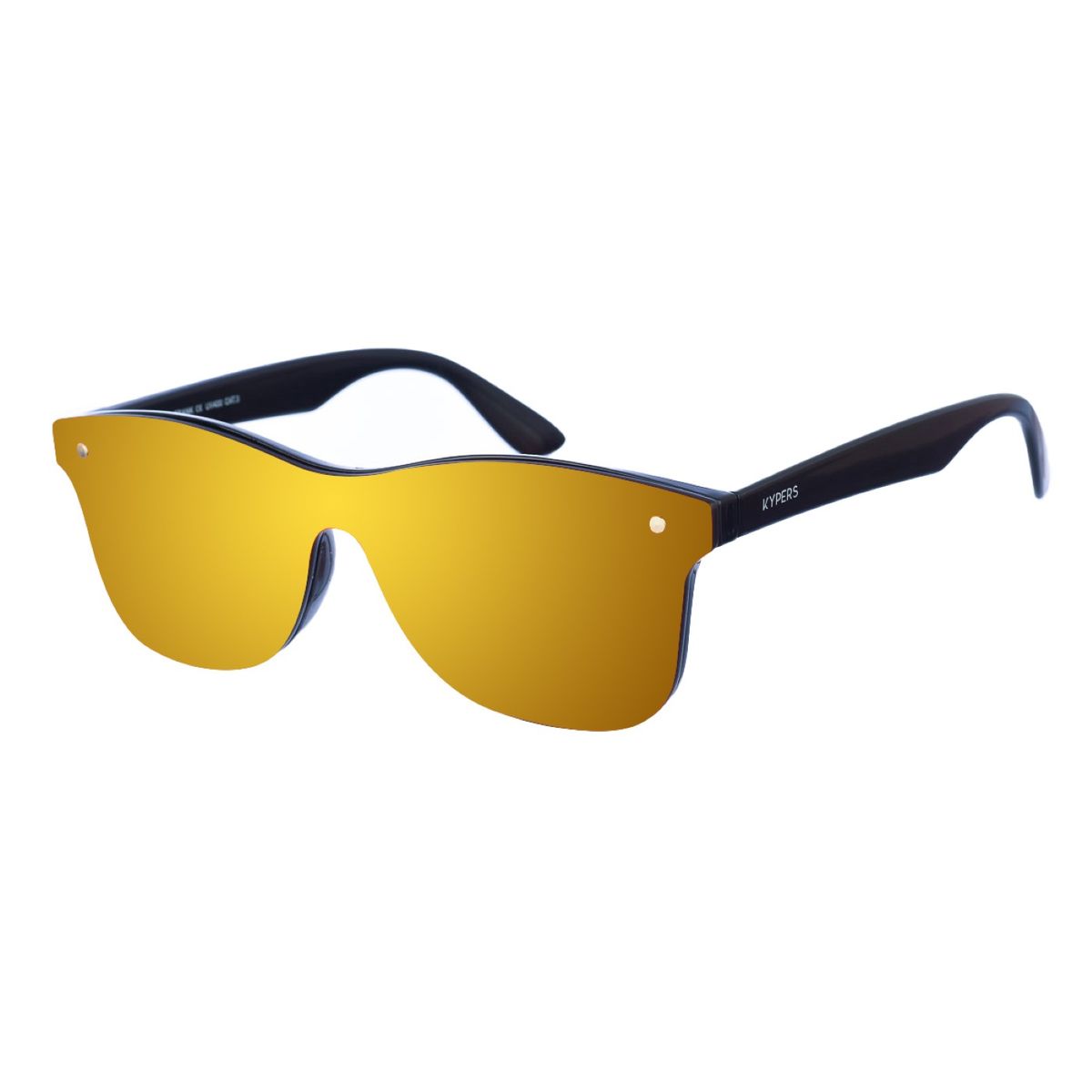 Elegante verspiegelte Shield-Sonnenbrille
