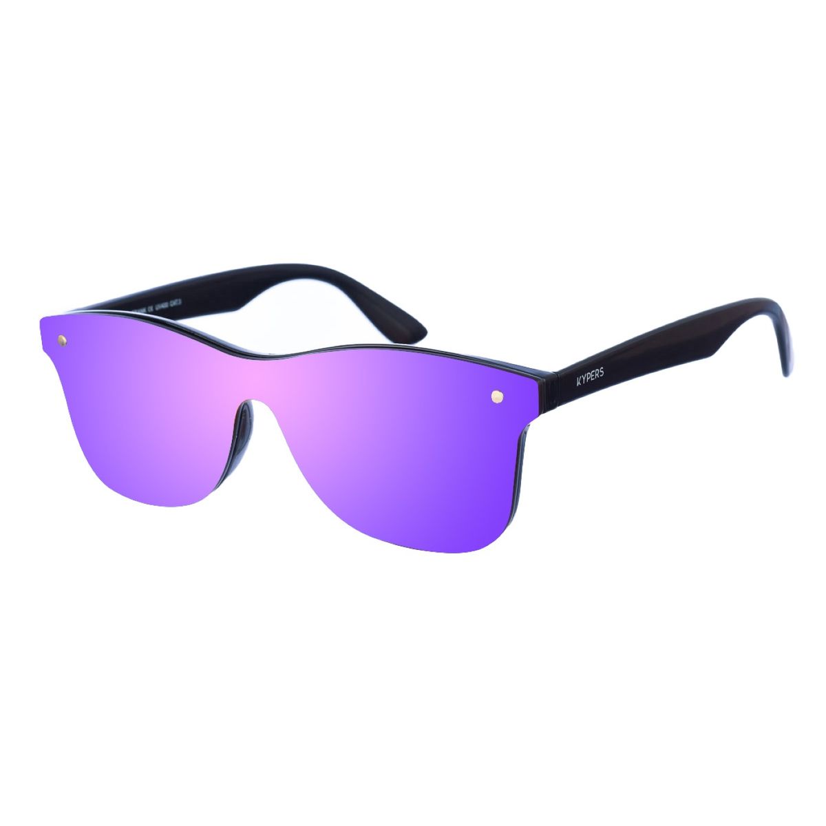 Elegante verspiegelte Shield-Sonnenbrille