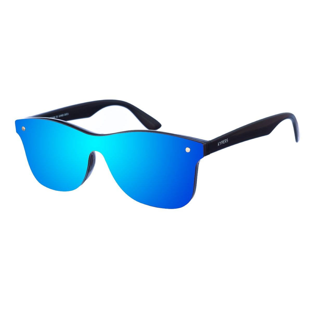 Elegante verspiegelte Shield-Sonnenbrille
