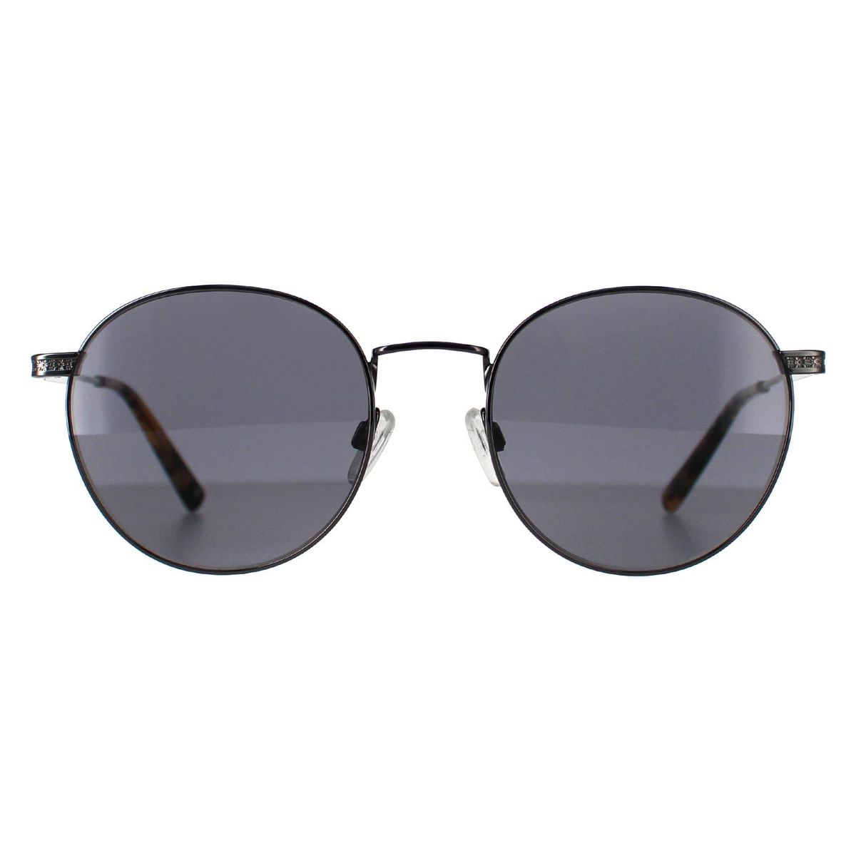 Runde Sonnenbrille mit Metallrahmen