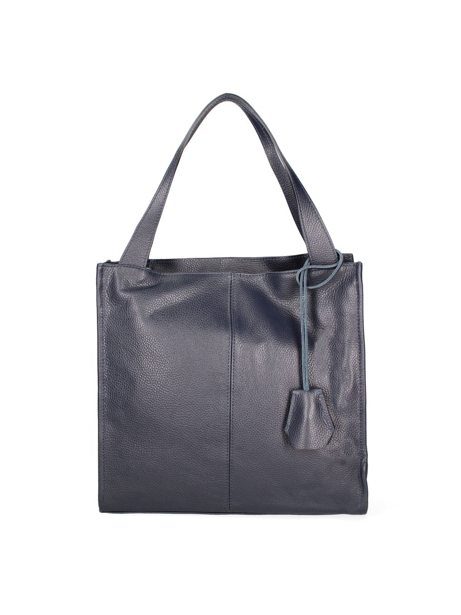 Leder Tragetasche mit Anhängerdetail