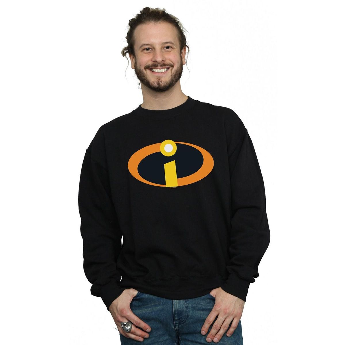 Grafik-Sweatshirt mit Superhelden-Kostüm-Logo