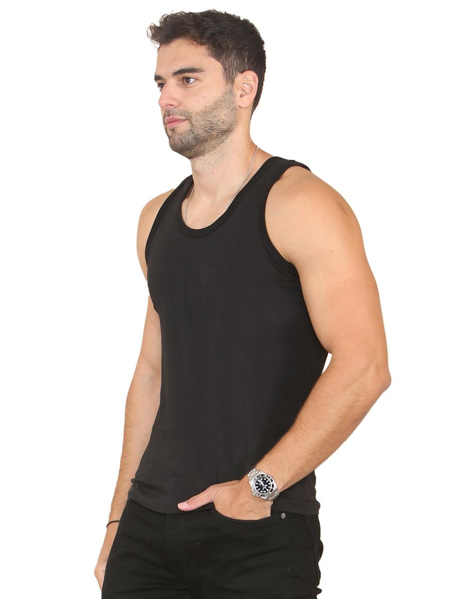 Klassisches geripptes Baumwoll-Tanktop