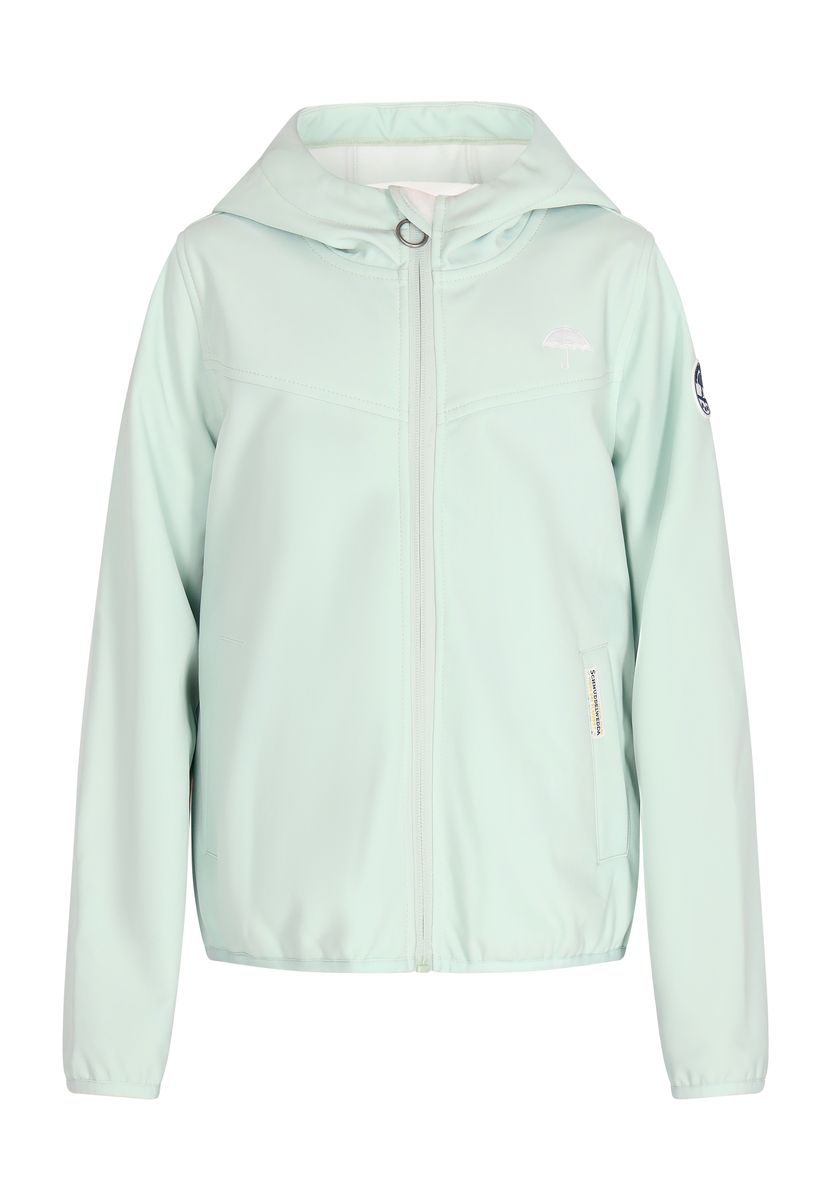 Kinder Softshell Blouson Jacke Pastellminze