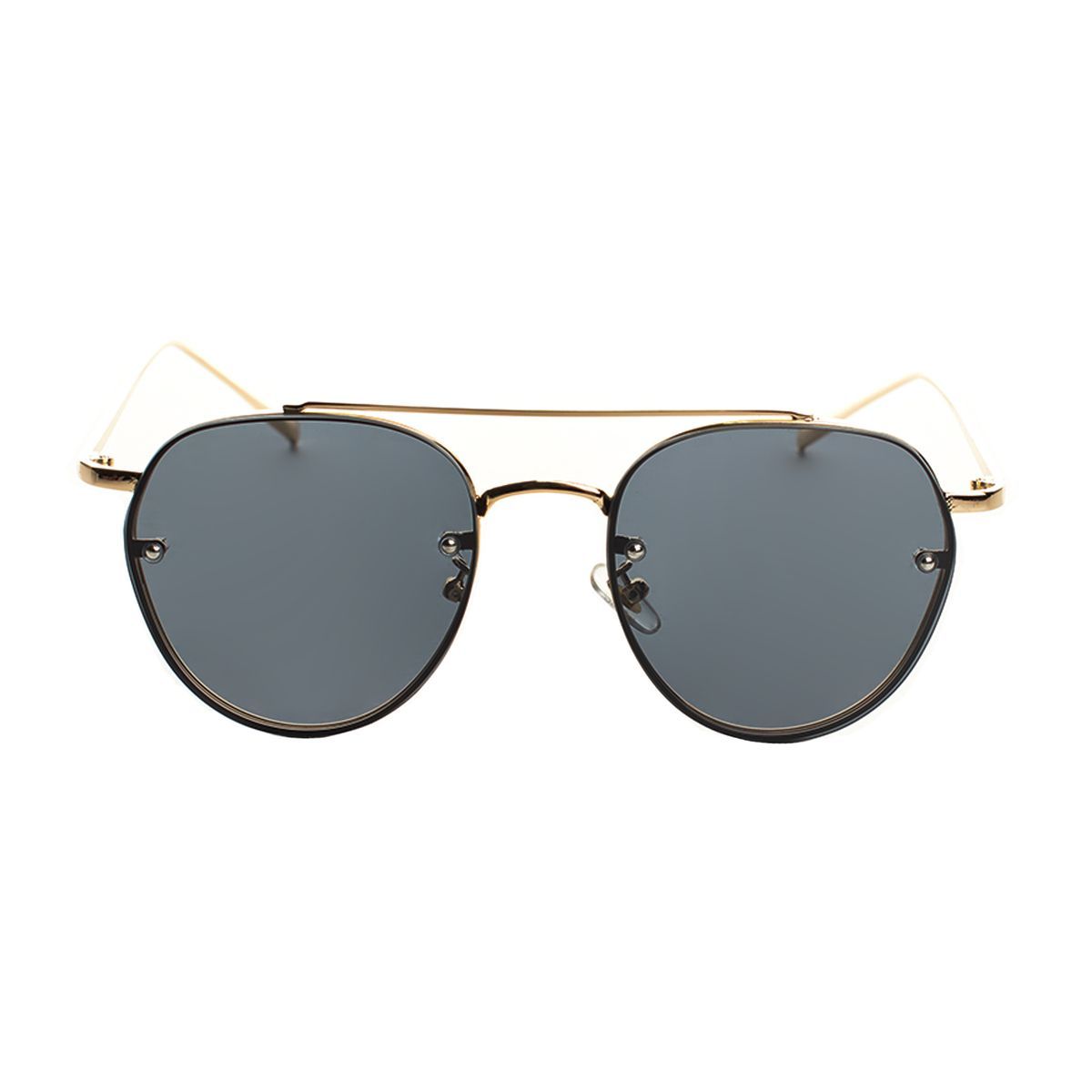 Runde Sonnenbrille mit Metallrahmen