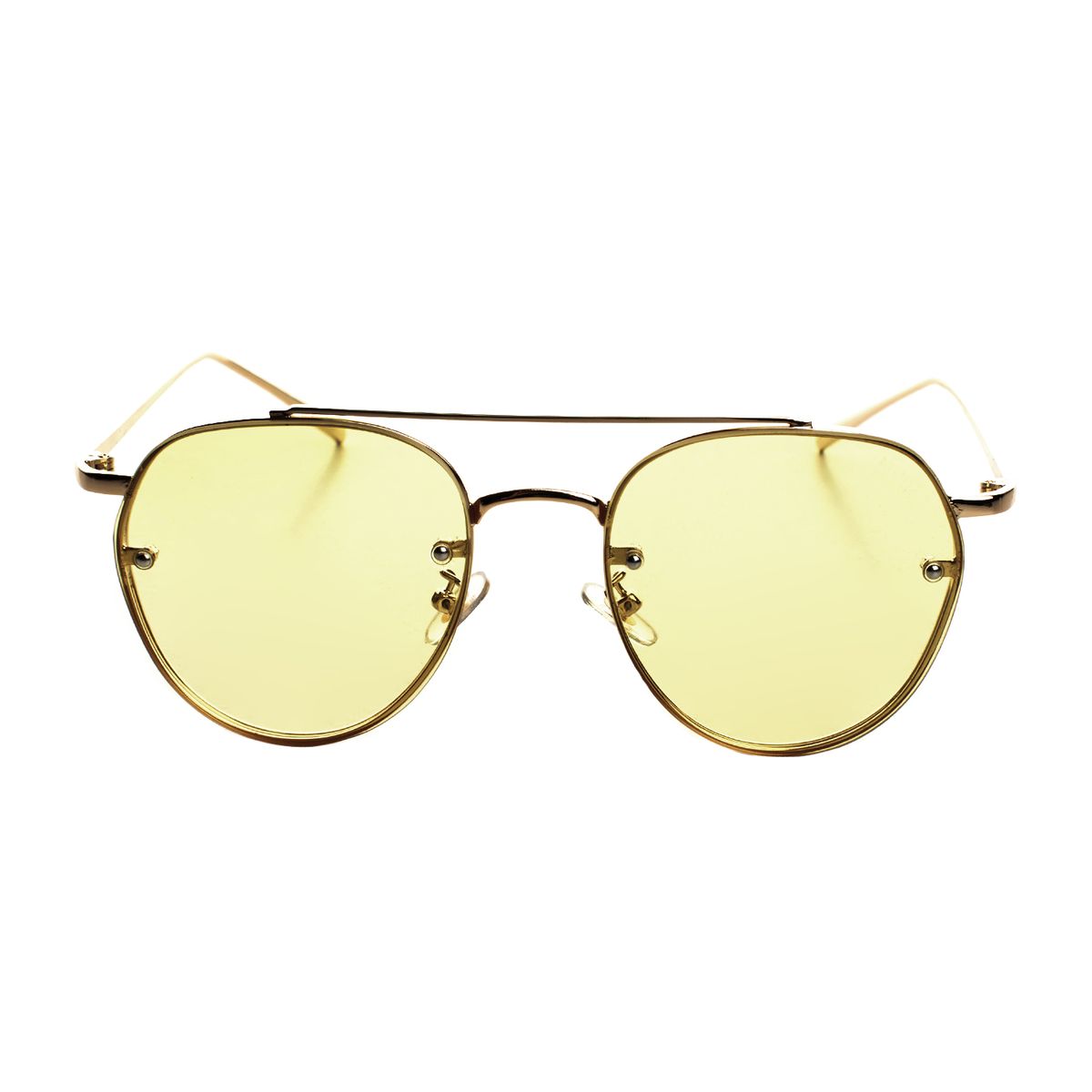 Runde Sonnenbrille mit Metallrahmen