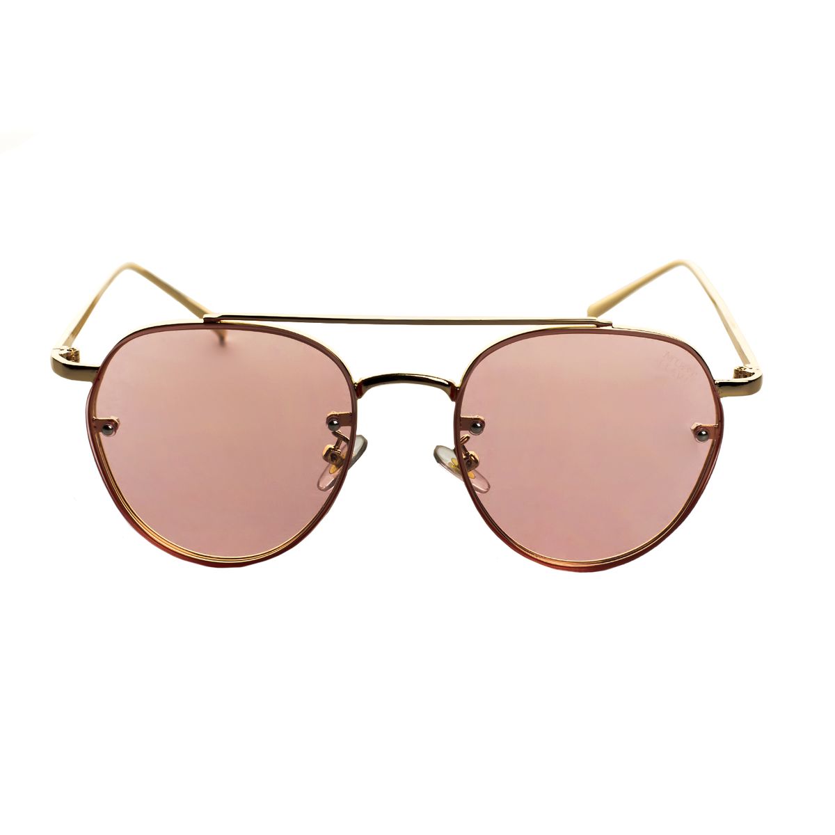 Runde Sonnenbrille mit Metallrahmen