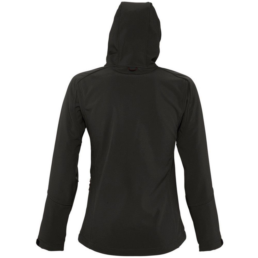 Taillierte Kapuzen-Softshell