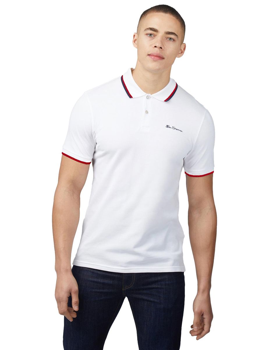 Klassisches Poloshirt mit Kontrastdetails