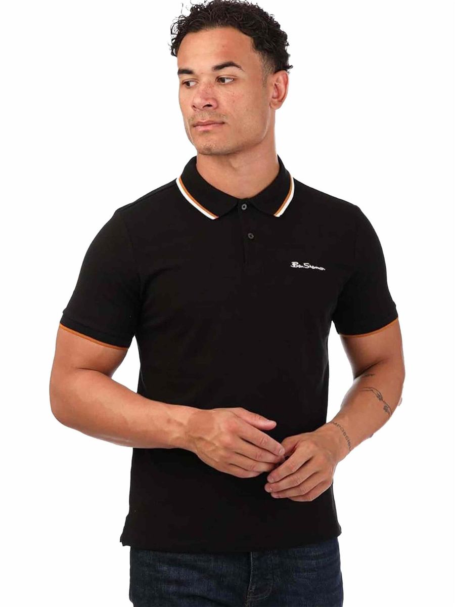 Klassisches Poloshirt mit Kontrastdetails