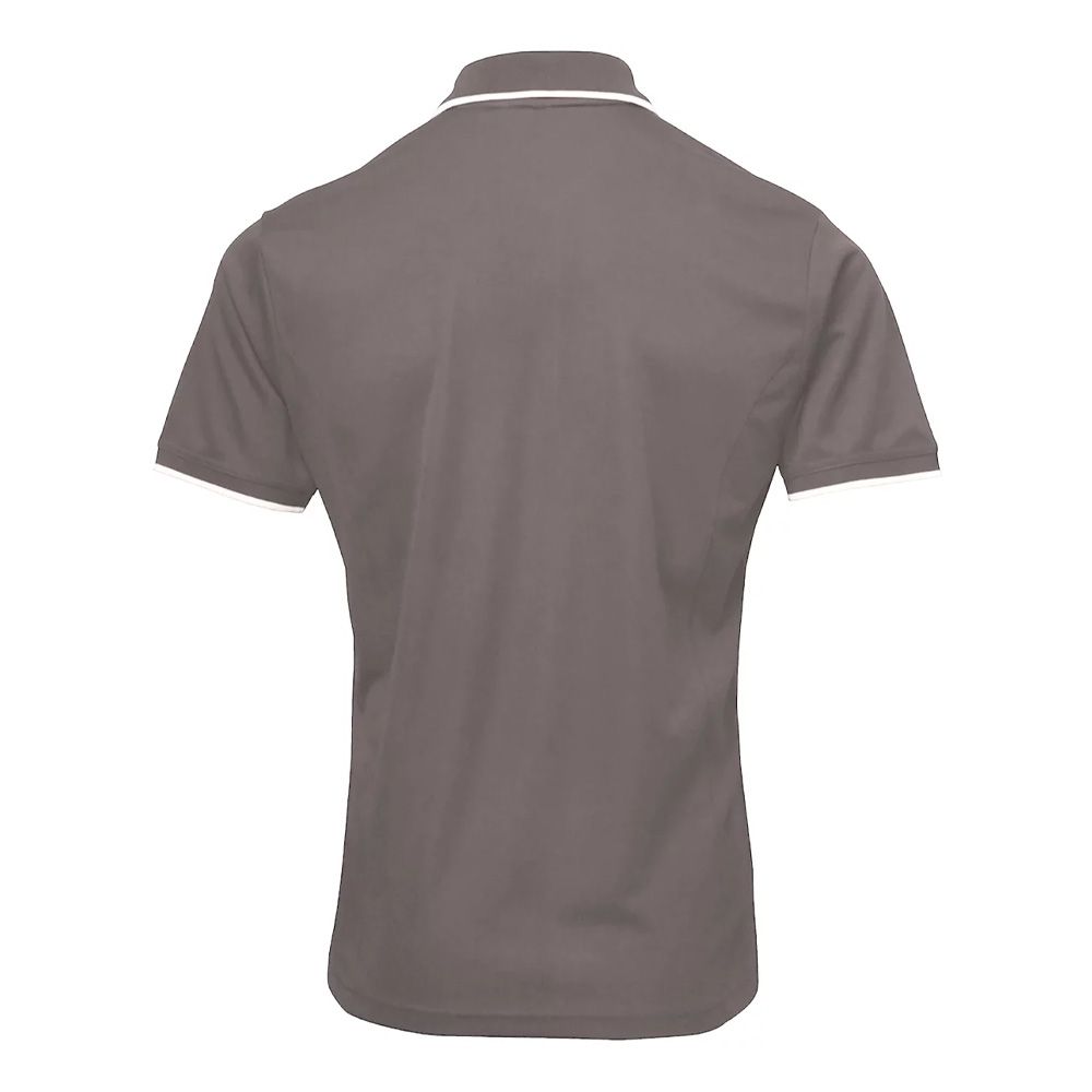 Pikee-Poloshirt mit Kontraststreifen