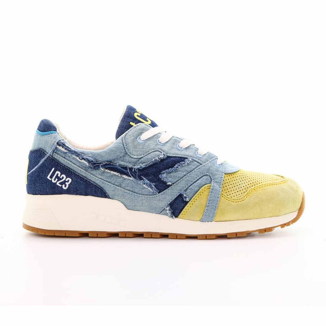Heritage-Laufschuh aus Denim & Wildleder