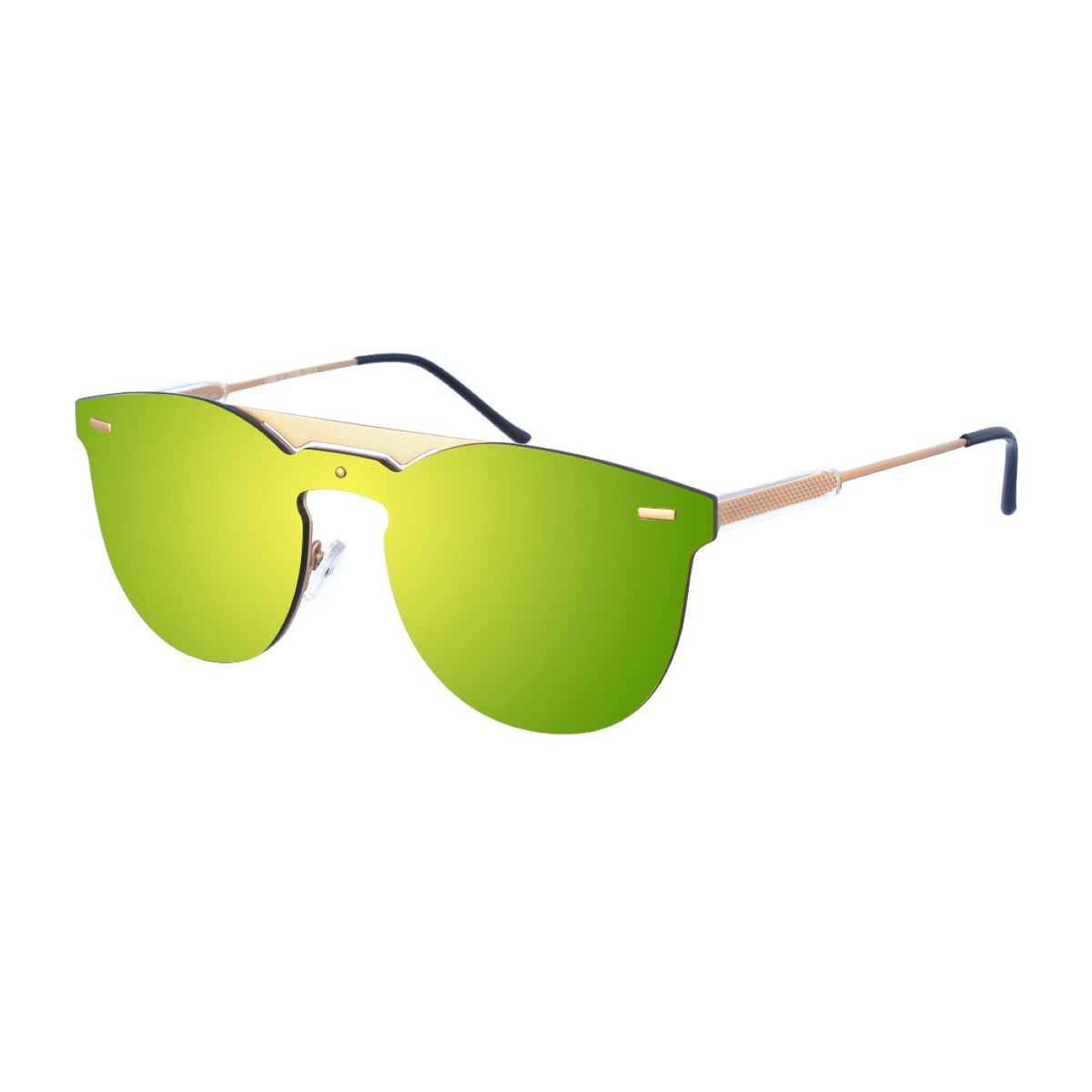 Randlose blaue verspiegelte Sonnenbrille