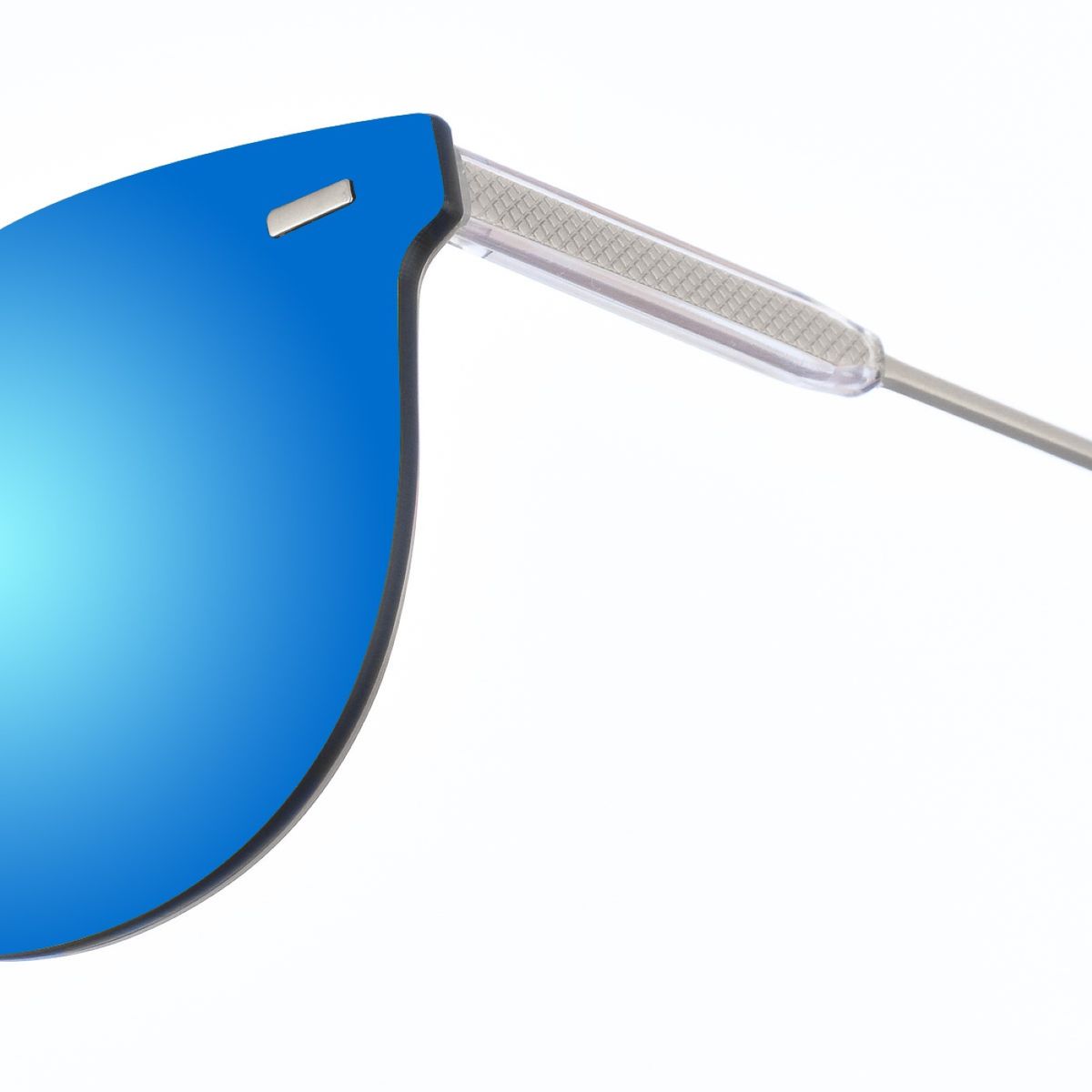 Futuristische Randlose Verspiegelte Sonnenbrille