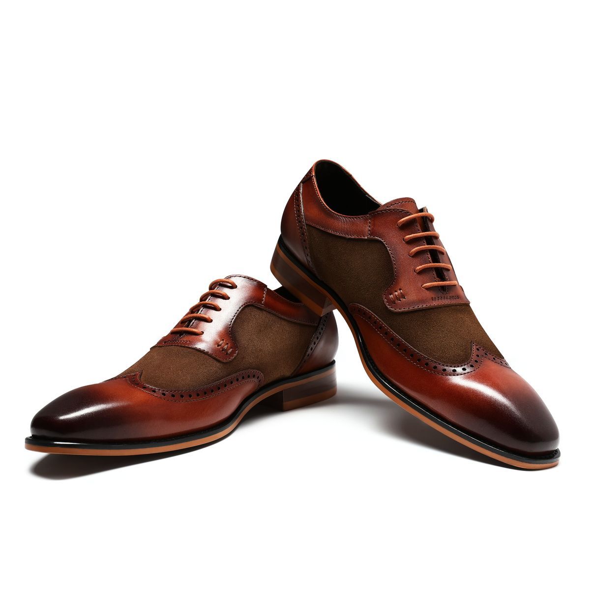Herren Oxford Business Schuhe aus Leder & Wildleder