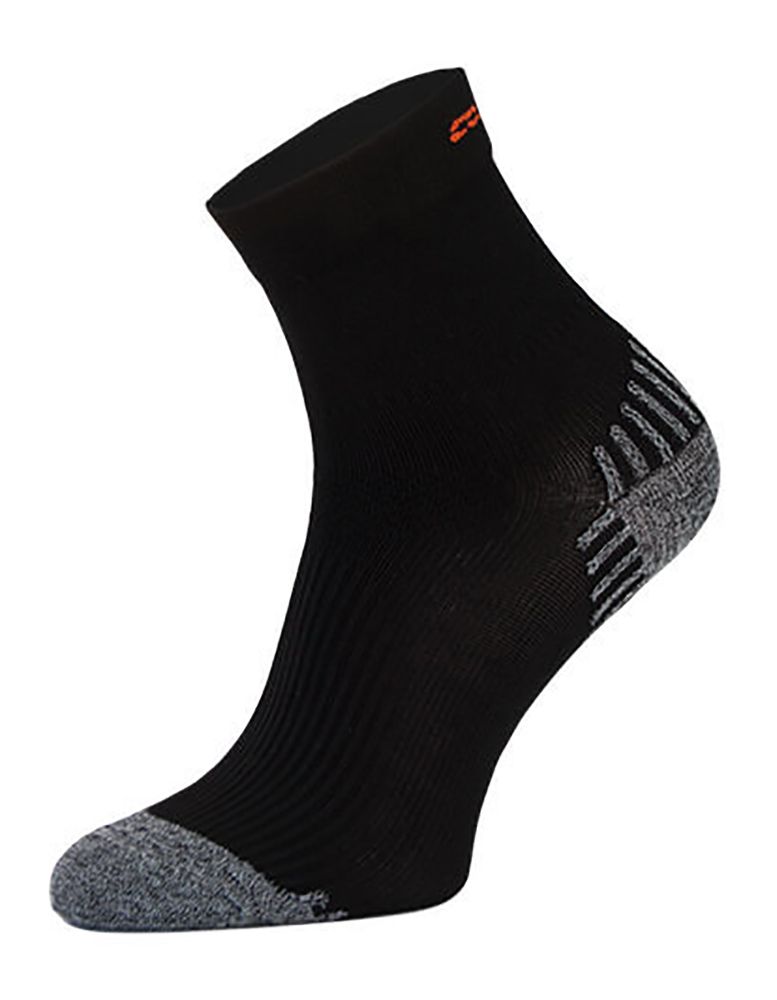 COMODO - Unisex Chaussettes de Contention pour Running Compression pour Sport - Noir