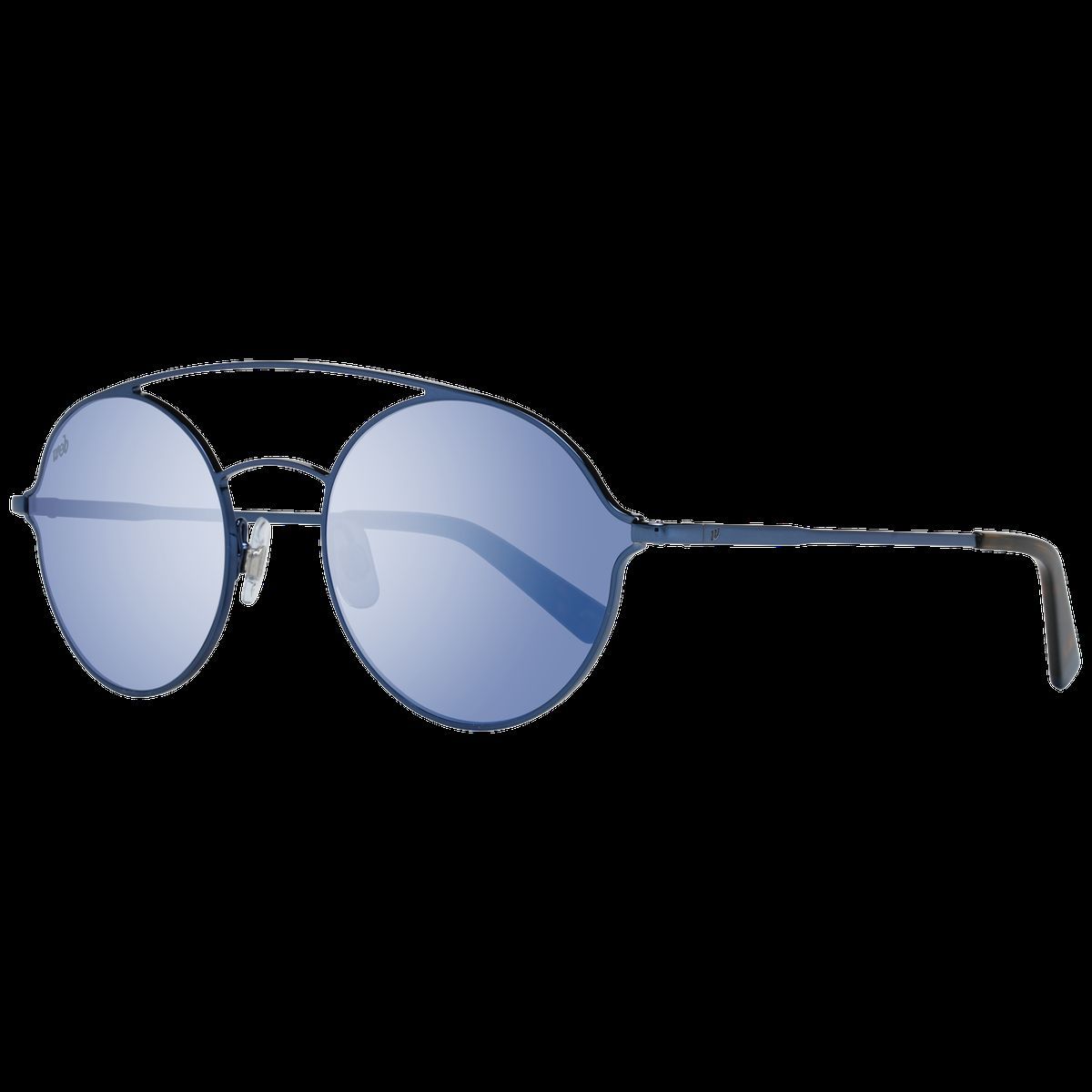 Runde Metall Sonnenbrille mit Doppelsteg