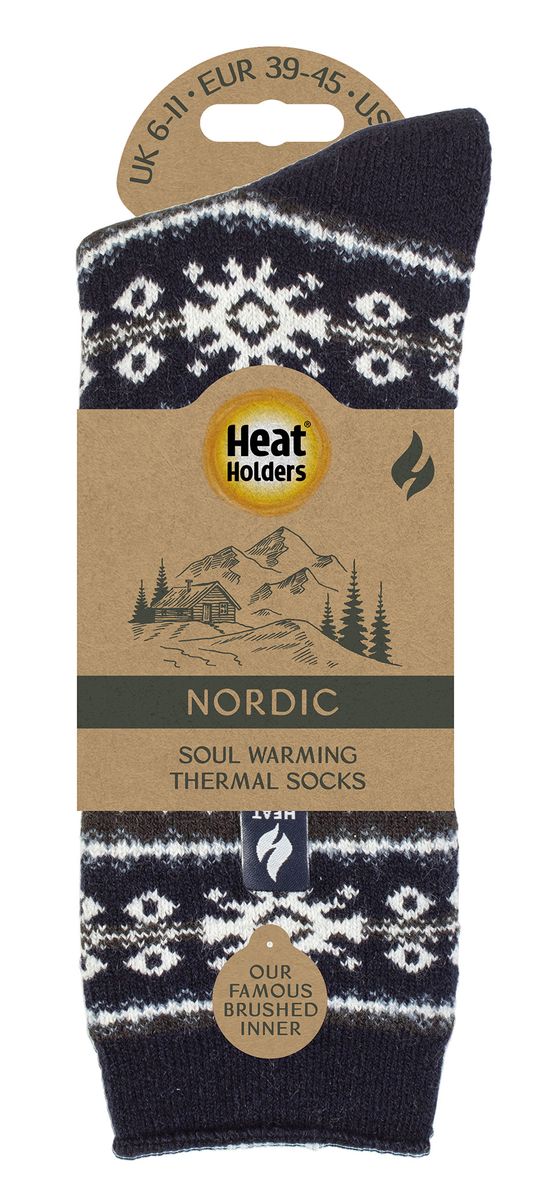 Nordische Fair-Isle-Thermosocken