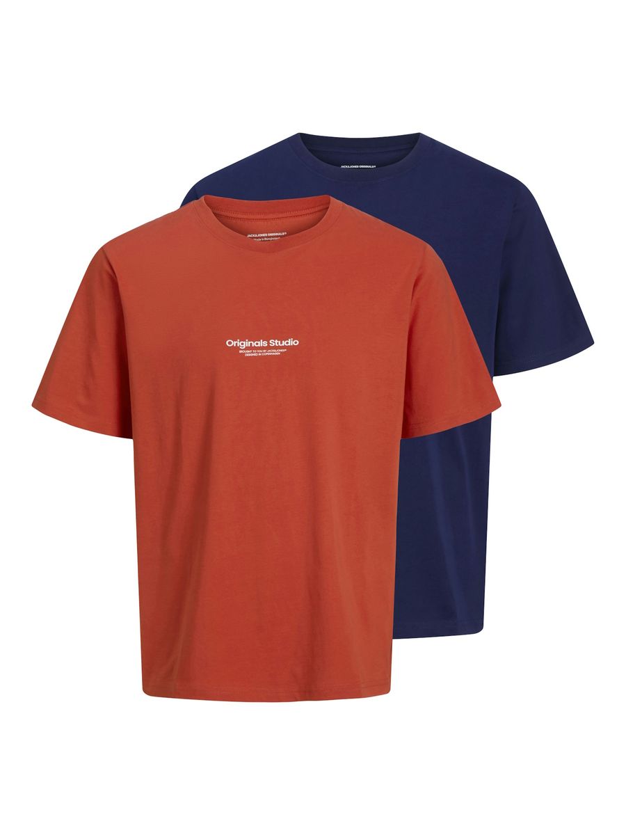 Essential T-Shirt mit Rundhalsausschnitt im Doppelpack