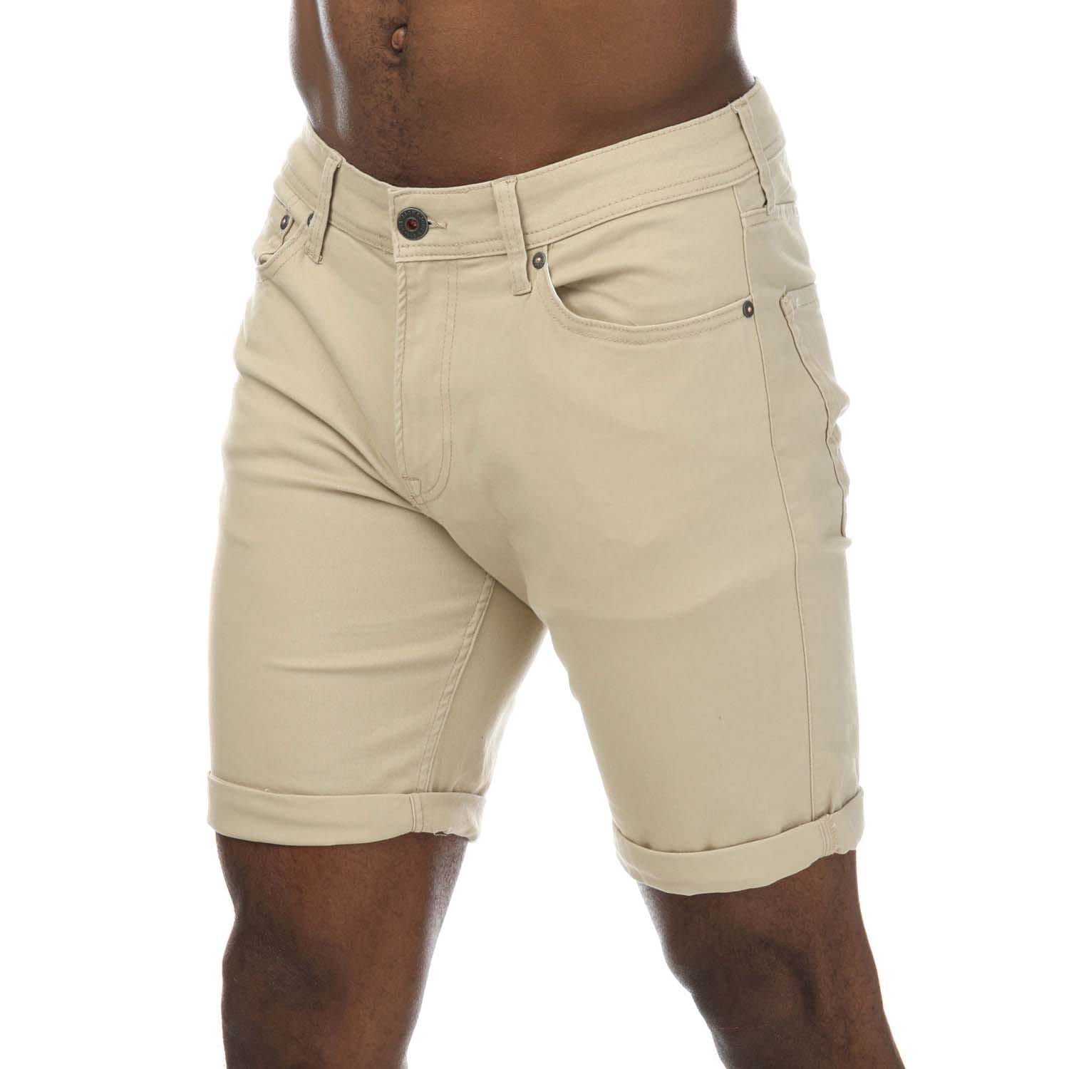 Herren-Chino-Shorts aus klassischem Twill