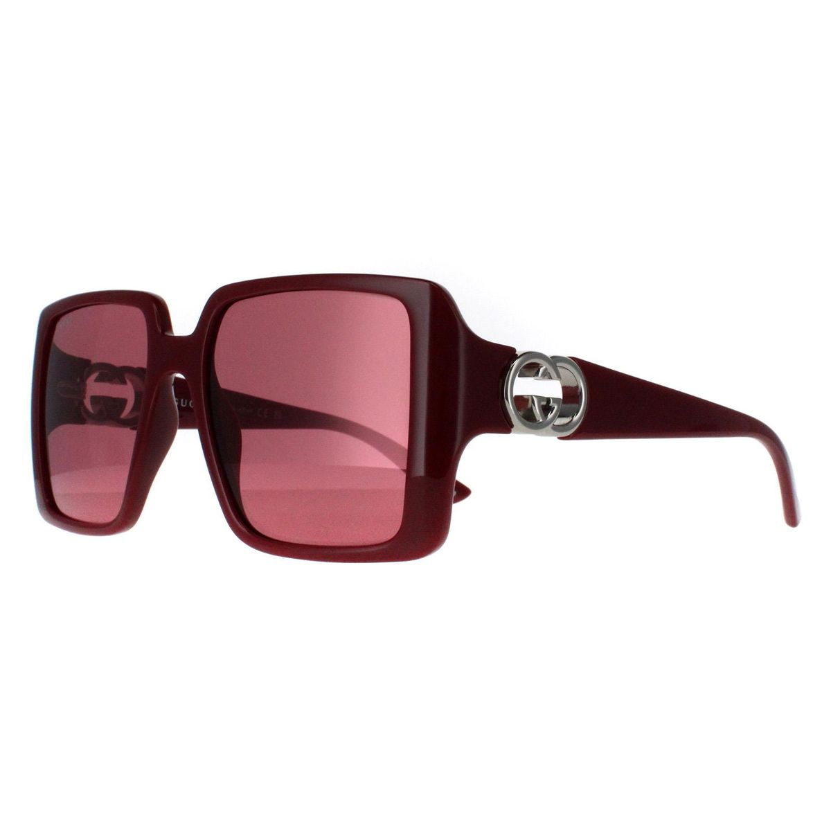Oversized eckige Sonnenbrille mit Logo